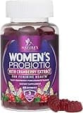 Probiotics for Women Gummy - 6 Diverse Strains w/ Cranberry, PH Balance, Digestive & Feminine Health Support, 3 Billion CFU Womens Probiotic for Urinary & Immune Support, Non-GMO - 60 Gummies