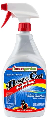 IMUSTGARDEN Dog and Cat Repellent: All Natural Spray to Stop Chewing and Repel from Yards, Plants, and Gardens – 32oz Easy Spray Bottle