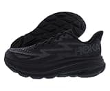HOKA ONE ONE Clifton 9 Womens Shoes Size 8, Color: Black/Black