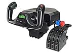Logitech G PRO Flight Yoke System, Professional Simulation Yoke and Throttle Quadrant, 3 Modes, 75 Programmable Controls, Configurable Throttle Knobs, Steel Shaft, USB, PC - Black (Renewed)