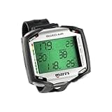 MARES Quad Air Smart Wrist Underwater Scuba Diving Computer, Black (414169-BKBK)