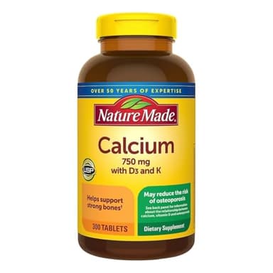 Nature Made Calcium 300 Tablets 750 MG with D3&K