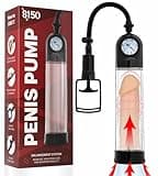 Penis Pump - Manual Vacuum Enlarger and Extender with Stimulation Trainer, Black Male Sex Toy, Pumps and Enlargers for Men