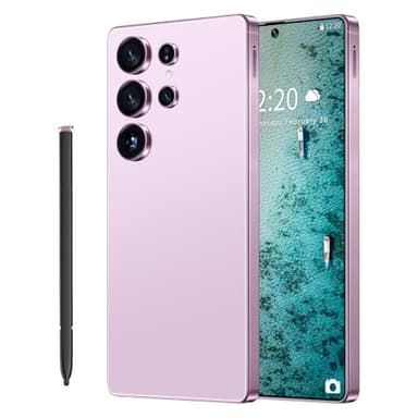 SZV I25 Ultra Unlocked Cell Phone,12+512GB 5G Unlocked Phone, Built in Pen Android 14 Battery 7000mAh 6.99" HD Screen Smartphone, Dual SIM/Face ID/Fingerprint Lock/GPS (Purple, 12+512G)