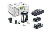 Festool 577619 Cordless Drill C 18 HPC 18V 4.0 Ah I-Set