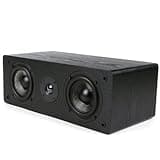 Micca MB42-C Center Channel Speaker for Home Theater, Surround Sound, Passive, 2-Way (Black, Each)