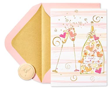 Papyrus Anniversary Card for Couple - Designed by House of Turnowsky (A Special Toast)