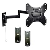 Master Mounts 2322L-2 Portable Travel RV TV Mount Locking Articulating Arm Allows 1 TV to be Used in 2 Locations, Keeps TV Secure in Moving Vehicles up to 50" & 200x200