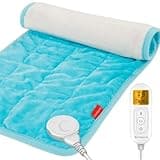 Comfytemp Weighted Heating Pad for Period Cramps & Back Pain Relief, FSA/HSA Eligible 2.2lb Menstrual Heating Pad, Birthday Gifts for Women/Mom/Her/Wife, 12"x24" Electric Heat Pad with 9 Heat Level