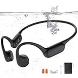 Swimming Headphones,Bone Conduction Headphones Bluetooth 5.4,IPX8 Waterproof,32G Memory Sports Headphones,Underwater Headphones with MP3-Player for Swimming,Open Earphones for Swimming (Black X20)