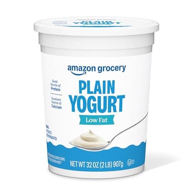 Amazon Grocery, Low Fat Plain Yogurt, 32 Oz