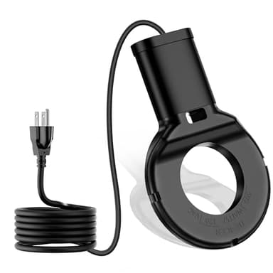 Tiflev 500 Watt Utility De-Icer Submergible Cast Aluminum Chicken Water Heater for Livestock Tank Heater Winter Bird Bath Heater (1, Black)