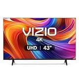 VIZIO 43-inch 4K UHD LED Smart TV w/Dolby Vision HDR, DTS Virtual: X, Alexa Compatibility, Chromecast Built-in, Bluetooth Headphone Capable (V4K43M-08) (Renewed)