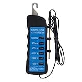 Electric Fence Tester, Electric Fence Fault Finder Voltage Tester Digital Electrical Finder Handheld Locator Checker Voltmeter Troubleshooter Indicator Lights Testing Livestock Equipment Waterproof