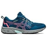 ASICS Women's Gel-Venture® 8 Running Shoes, 7.5, DEEP SEA Teal/Blazing Coral