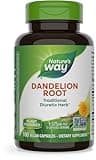 Nature's Way Dandelion Root, Traditional Diuretic Herb*, Traditionally used to Soothe Digestive Upset*, Vegan, 100 Capsules (Packaging May Vary)