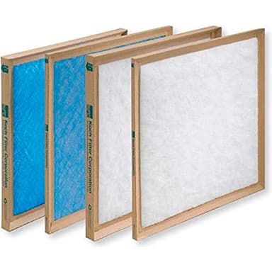 CORPORATION 274-160-200 16" x 20" x 1" DISPOSABLE FIBERGLASS AIR FILTER, 12 PER BOX