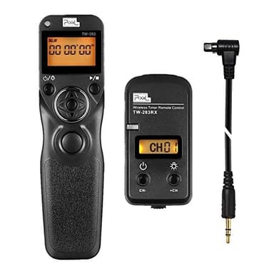 Pixel Timer Shutter Release TW283-N3 Wireless Remote Control Compatible with Canon 5D Mark-III/Mark-IV 5D R5 R5C 10D 1DX 1DC 1DS 1D 5DS 5DSR 20D 6D 7D Mark-II 7D 50D 40D 30D D60 D30 D2000