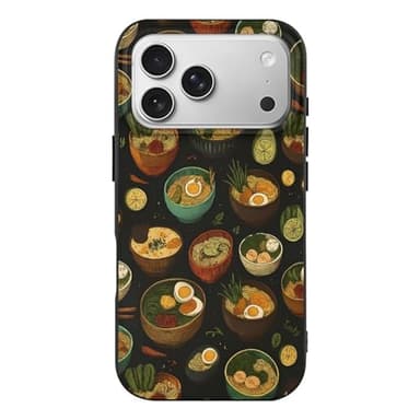 Delicious Ramen Compatible with iPhone 17 Case TPU Phone Cover Shockproof Anti-Slip Scratch-Resistant iPhone 17 Pro