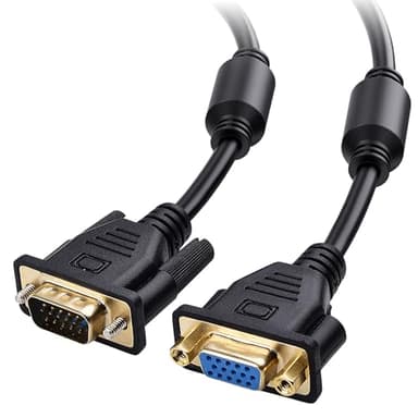 Cable Matters VGA Extension Cable (VGA Cable Male to Female) - 6 Feet, Not Dual Male Cord, Not for DB9/Serial Use
