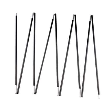 BRILLIANCE4U Pre-Assembled Aluminum Tent Pole 12ft 1.4in 8.5mm, 7001 T6 Tent Rod, Outer Dia. 0.33" 1 Pole Pack