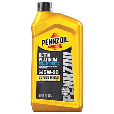 Pennzoil Ultra Platinum Full Synthetic 5W-20 Motor Oil, 1 Quart