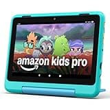 New Amazon Fire HD 8 Kids Pro tablet, ages 6-12. Bright 8" HD screen, includes ad-free content, parental controls, 13-hr battery, slim case for older kids, 32GB, Discovery (2024 release)