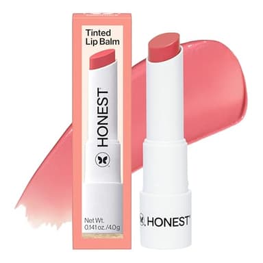 Honest Beauty Moisturizing Vegan Tinted Lip Balm, Antioxidant-rich, Acai Extracts, Avocado Oil, Paraben-Free, Cruelty Summer, Melon