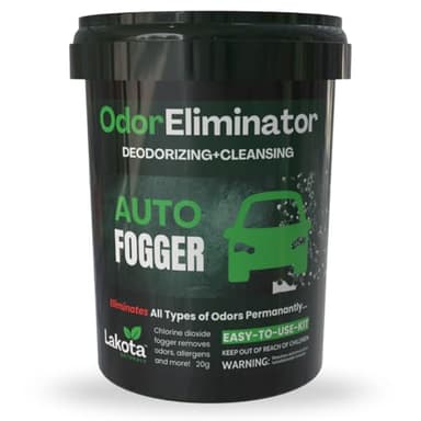 Chlorine Dioxide Fogger Deodorizing Kit, Car Bomb Odor Eliminator, Smoke Smell Remover For Car, Scent Bomb Air Freshener & Deodorizer. Easy to Use Kit Eliminates All Kinds of Odors!