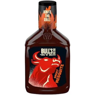 Bull's-Eye, Smoky Mesquite BBQ Sauces, 18oz Bottle (Pack of 3)
