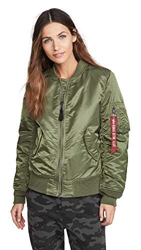 Alpha Industries Women's MA-1 Flight Jacket (XL, Sage)
