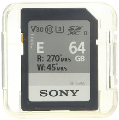 Sony 64GB E Series UHS-II SDXC Memory Card