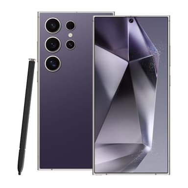 Brachycerus X24 Ultra Unlocked Cell Phones, 8+256GB+128GB Smartphone, Android 13.0, 5G Unlocked Phone, Long Battery Life 6800mAh, 6.8" HD Screen, Face ID/Dual SIM/GPS/US Version (Deep Violet)