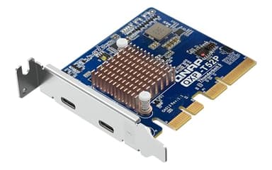 QNAP Thunderbolt 5 Dual Ports Expansion Card, PCIe Gen4 x4 (QXP-T52P)