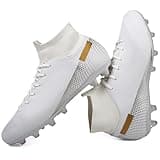 Soccer Cleats Mens Football Cleats Women Tacos de Futbol para Hombre Soccer Shoes for Big Boy Tacos de Futbol Zapatos de Futbol para Hombres Outdoor Soccer Shoes High Top Football Boots AG/FG