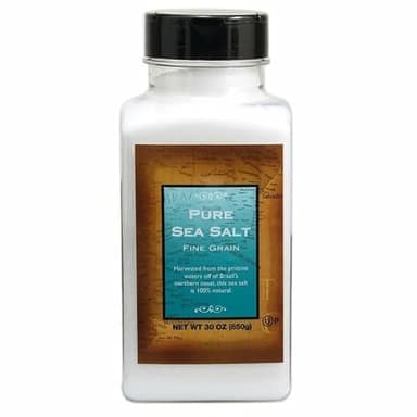 Fine Grain Pure Sea Salt, Kosher Salt, 30 oz