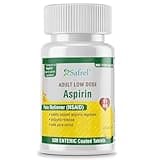 Safrel Generic Bayer Baby Aspirin 81 mg (500 Enteric Coated Tablets) | Adult Low Dose Strength Safe Pain Reliever (NSAID) for Minor Aches | Value Pack