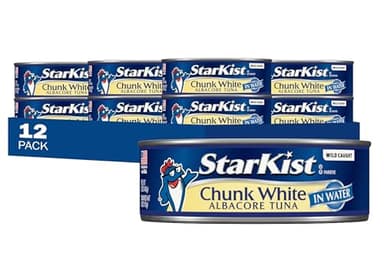 StarKist Chunk White Albacore Tuna in Water - 5 oz Can (Pack of 12)
