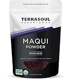 Terrasoul Superfoods Organic Maqui Berry Powder, 4 Oz, Freeze-Dried, Antioxidant-Rich Superfood for Smoothies, Desserts, and Immune Support