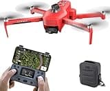 EXO X7 FAA Approved Ranger - High End Camera Drone for Adults. Long Battery & Range, 4K Camera, 3 Axis Gimbal, Obstacle Avoidance, 27MPH Speed. Powerful & Playful Drone with Camera and GPS Return to Home. (1 Battery, USA Red)