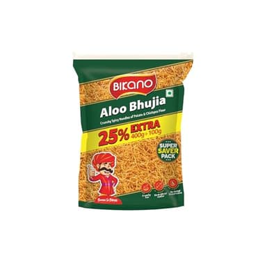 Bikano Aloo Bhujia, Indian Namkeen, (14.1oz)