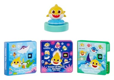 Little Tikes Story Dream Machine Baby Shark Heroes Collection, Storytime, Books, Audio Character, Toy Gift for Toddlers, Kids Girls Boys Ages 3+