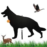 Watch Dog Goose Patrol Lone Dog Decoy - Predator Decoys, Repellent for Geese, Deer - Goose Deterrent, Dog Decoy to Keep Away Pests - Predator Replica Visual Scare Device