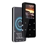 144GB MP3 Player - Music Player with Bluetooth 5.2 HiFi Sound Shuffle Single Loop FM Radio Built-in HD Speaker Voice Recorder Mini Design Ideal for Sport