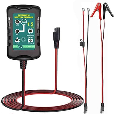 12V Battery Charger Maintainer Trickle for Harley Davidson Motorcycle Car