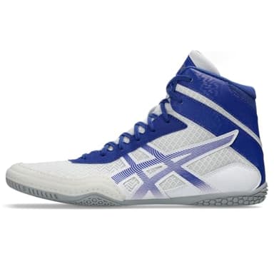 ASICS Men's MATCONTROL 3 Wrestling Shoes, 13, White/Dark Cobalt