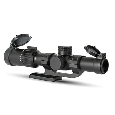Monstrum Banshee ED 1-10x24 LPVO Rifle Scope with Offset Scope Mount | Black | BDC C1 Reticle