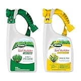 Scotts Liquid Turf Builder 2 Step Lawn-Care with Plus 2 Weed Control and Food, Liquid-Weed and Feed and Fertilizer, 32 oz.