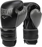 Everlast Powerlock 2 Hook & Loop Pro Training Gloves | Fight Training Gloves | Hook and Loop with Five-Layer Foam & Wrist Support | Heavy Bag & Fitness Training (Blue,16Oz)
