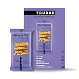 TRUBAR Vegan Protein Bar, Smother Fudger Peanut Butter, Gluten Free, Plant Based, High Fiber, Dairy Free, Low Fat, Non GMO, No Sugar Alcohols, 12G Lean Protein, 13G Fiber, Healthy Snack Bars, 12 CT
